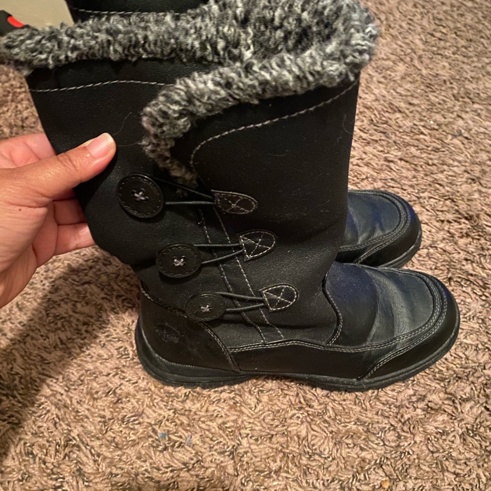 Totes winter faux leather boots